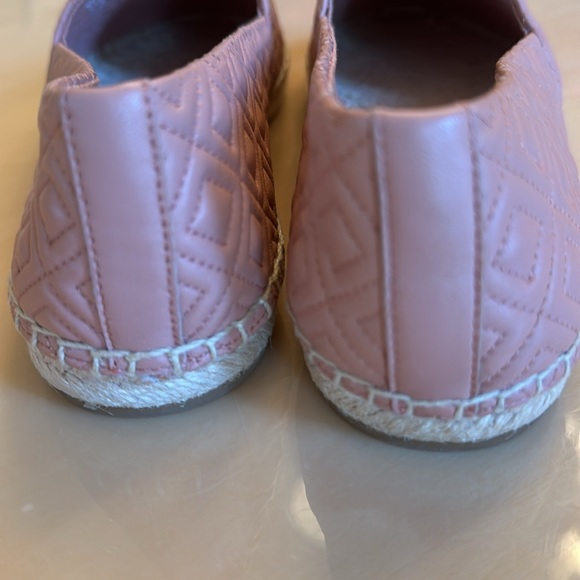 New Tory Burch Espadrille leather pink shoes. Size 8.5 - Picture 7 of 8